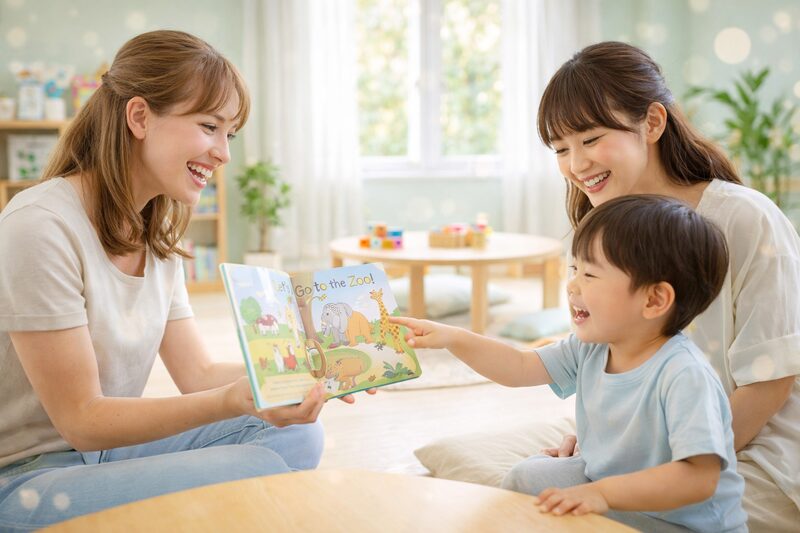 親子でレッスンを楽しむ温かい雰囲気