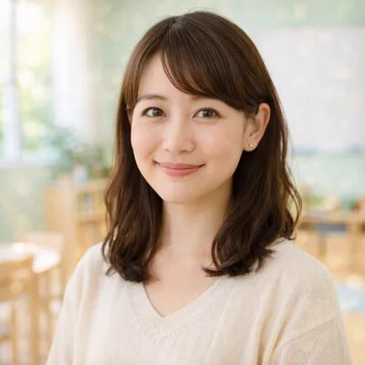 講師青木真理の笑顔のポートレート
