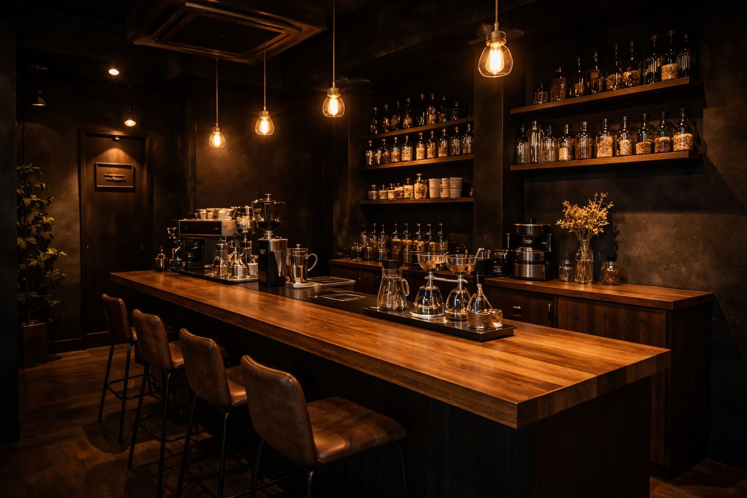 Cafe Aokiの店内